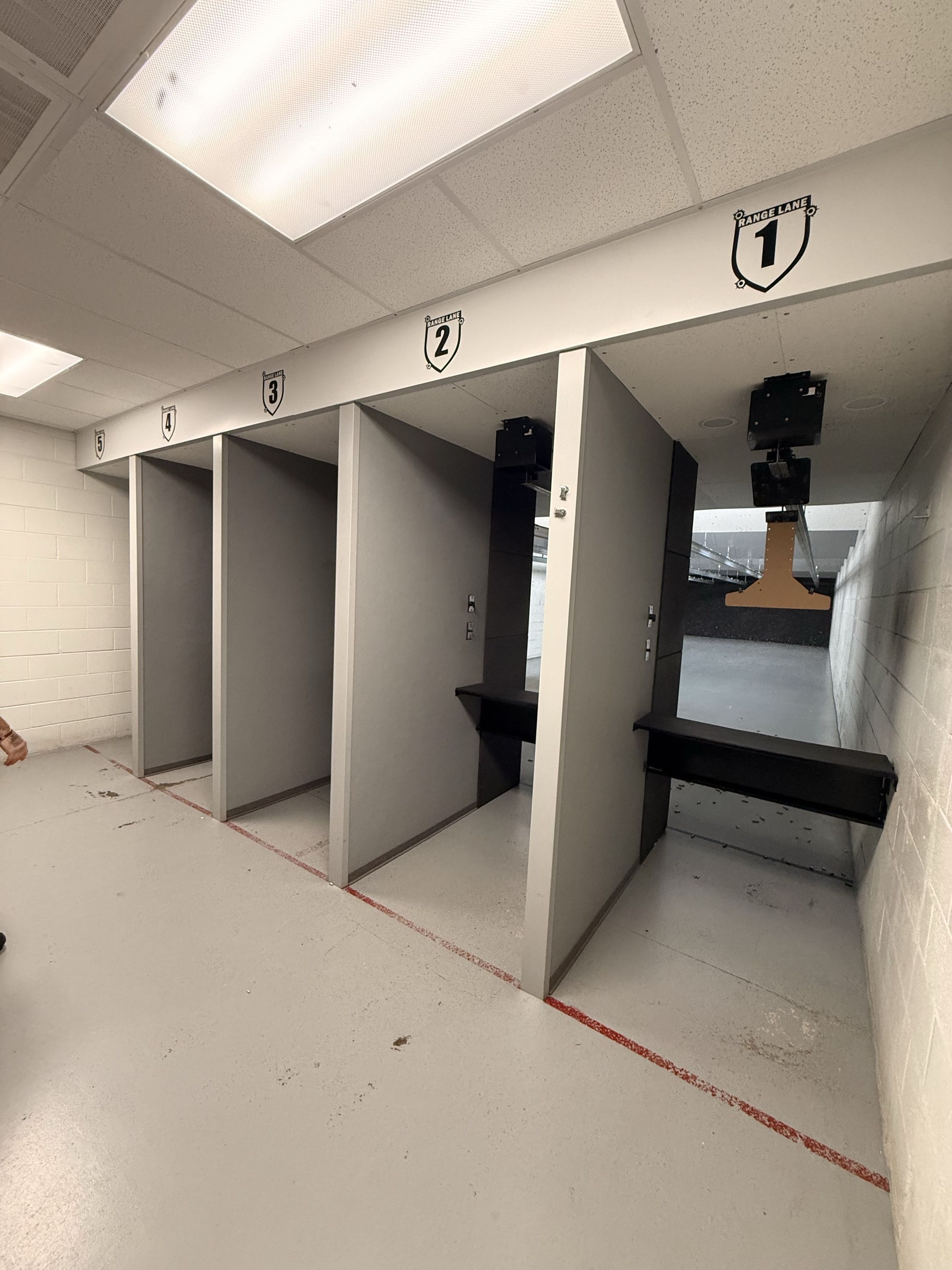 Lead Bunker indoor range lane 1